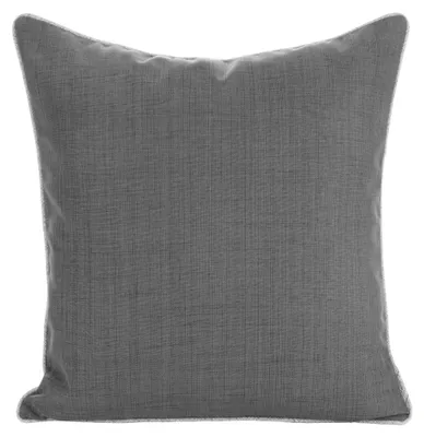 Obrázok produktu pre Poťah na vankúš do exteriéru, vodeodolný, 45 x 45 cm, tmavosivý