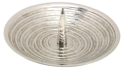 Obrázek produktu pro Dekorativní podložka na svíčky s ostny, průměr 10 cm – vyrobená z mosazi