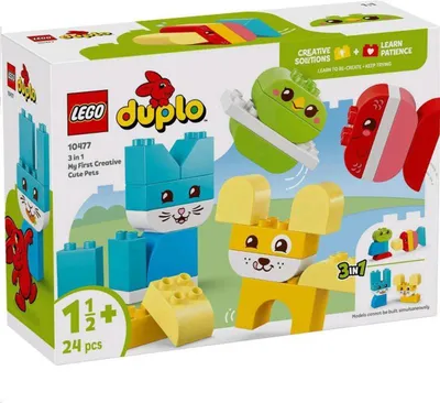 Image de LEGO DUPLO 3-en-1 Les Animaux Créatifs Adorables - 10477