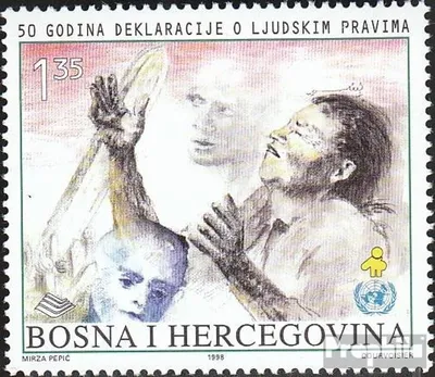 Produktbild von Briefmarken Bosnien-Herzegowina 1998 Mi 157 (kompl.Ausg.) postfrisch Menschenrechte