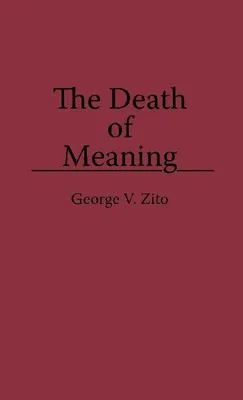 Produktbild von The Death of Meaning