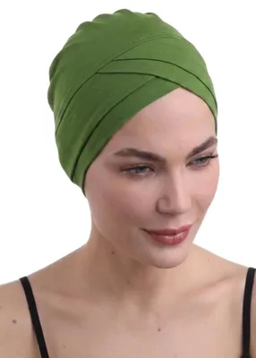 Obrázok produktu pre Deresina W-Front, bambusová čiapka pre ženy po chemoterapii – mäkká čelenka/turban