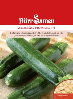 Produktbild von Zucchini Partenon F1 | Zucchinisamen von Dürr Samen