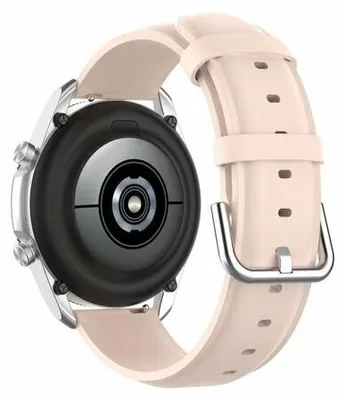 Produktbild von By Qubix Classic Lederarmband - Rosa - passend für Samsung Galaxy Watch 6 Classic - 47 mm & 43 mm