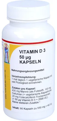 Produktbild von Reinhildis-Apotheke Vitamin D3 2000 IE Kapseln, 90 St. Kapseln