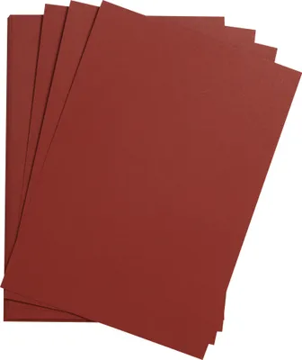 Produktbild von Clairefontaine Zeichenpapier 50x65 cm 160g, Pack. 24 Bogen - Bordeaux 93764C