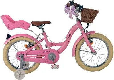 Produktbild von Volare Blossom Kinderfahrrad - Mädchen - 16 Zoll - Rosa - Zwei Handbremsen