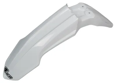 Obrázek produktu pro Kryt blatníku UFO PLAST – přední blatník pro Suzuki RM-Z 250 / 450 ccm, modelové roky 2008–2018, barva: bílá OEM