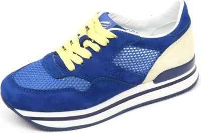 Produktbild von C7898 sneaker donna HOGAN H222 scarpa bluette/crema Schuhe Frau