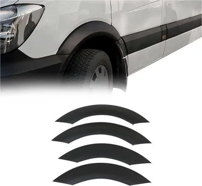 Produktbild von Radläufe Kotflügel Verbreiterung für Mercedes Sprinter W906 2006-2018 ABS 4tlg