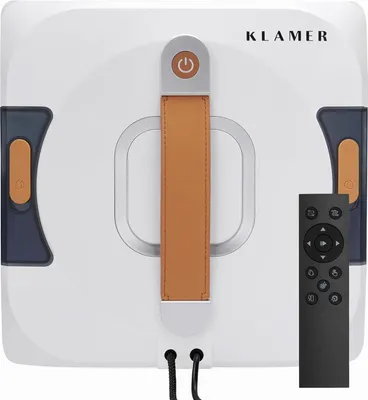 Produktbild von KLAMER Fensterputzroboter, Kompakter Fensterroboter mit automatischer Kanten-Erkennung, Dual Sprühsystem, Intelligenter Pfadplanung & Absturzsicherung