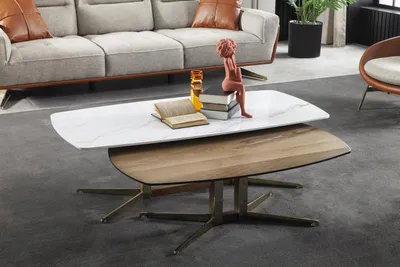 Produktbild von Tisch Couchtisch Set 2x Tische Luxus Möbel Wohnzimmer Design Holztisch 2tlg.