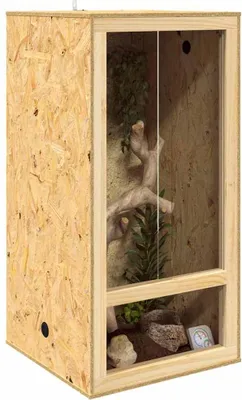 Produktbild von Langlebige Terrarium Braun 50 x 50 x 100cm OSB - Möbel701653 - Terrarien