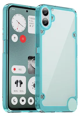Obrázek produktu pro Pouzdro pro Nothing CMF Phone 1 průhledné, nárazuvzdorné TPU silikonové ochranné pouzdro nebesky modré