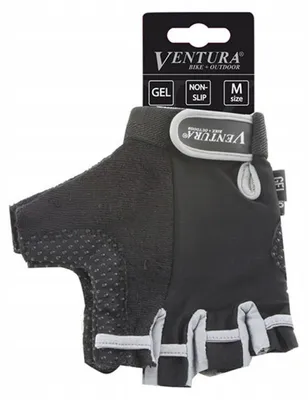 Obrázek produktu pro Ventura RUKAVICE GEL VELIKOST M ČERNÁ