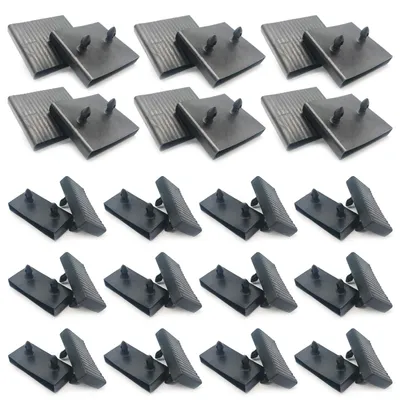 36-teiliges Bettlattenhalter-Set, 63 mm x 9 mm, Kunststoff