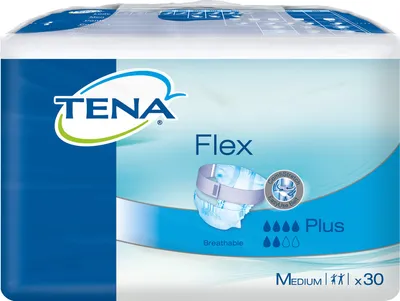 Produktbild von TENA flex Plus Medium blau, 30 St