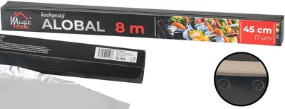 Produktbild von Alufolie MagicHome, 45 cm, L-8 m, 17 µm, Aluminium