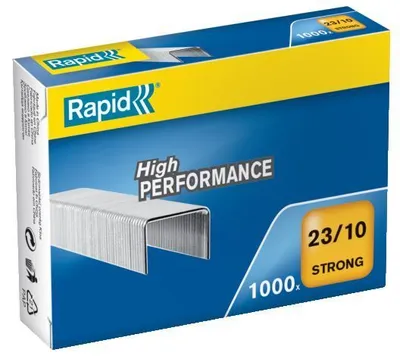 Obrázok produktu pre Rapid® 24869900 sponky 23/10 mm silné, pozinkované, 1000 kusov