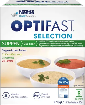Produktbild von Optifast Selection Suppen Pulver 8X55 g