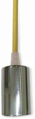 Productafbeelding van V-TAC Hanglamp VT-7338-Y (3793), chroom/geel, rond, E27, 100 cm