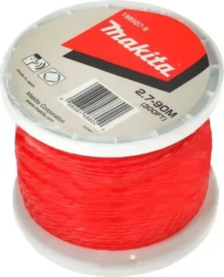 Produktbild von Makita Mähfaden Nylon 2,7 mm x 90 m rot