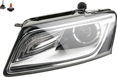 Produktbild von Scheinwerfer + Blinkersockel passend für Audi Q5 8R 06/12- links + Leuchtmittel Johns