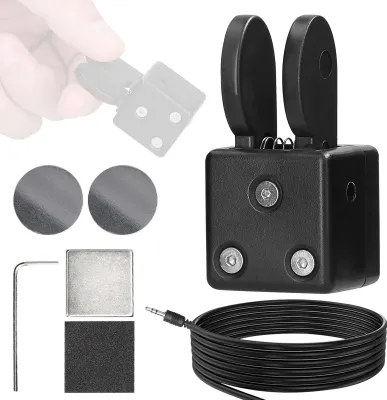 Image de QU-2020A Dual Paddle Key Automatic Morse Magnetic Adsorption Base CW Morse Code Key DIY Keyer for Shortwave Radios
