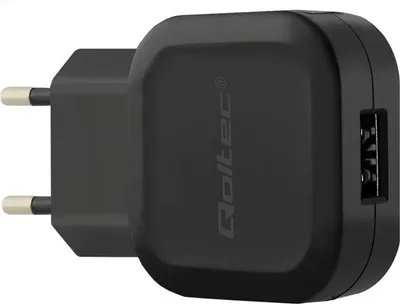 Zdjęcie produktu dla Ładowarka sieciowa Qoltec 12W 5V 2,4A USB+kabel USB typC