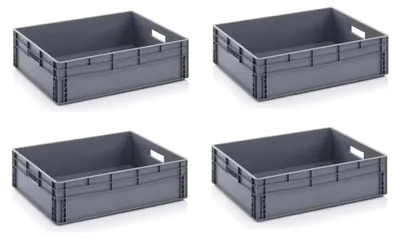 Produktbild von 4 Stück Eurobehälter 80 x 60 x 22 mit em Zollstock