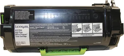 Produktbild von Lexmark 622H Toner Black 62D2H00 -Bulk