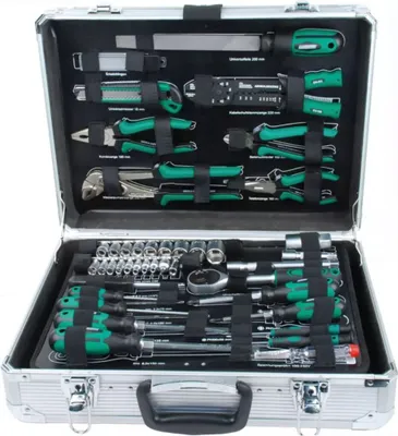 Produktbild von Brüder Mannesmann M29075 Alu- Werkzeugkoffer 108-tlg.