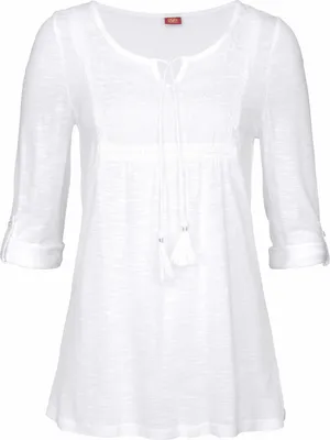 Produktbild von Buffalo Strandshirt weiß Größe 32/34