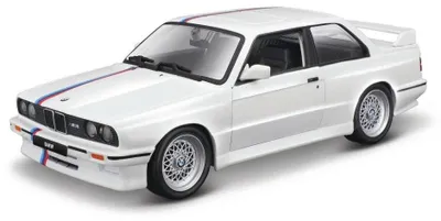 Zdjęcie produktu dla BBURAGO BMW M3 e30, Model samochodu miejskiego, Wstępnie zmontowany, 1:24, BMW M3 e30, Każda płeć, Metal, Plastik