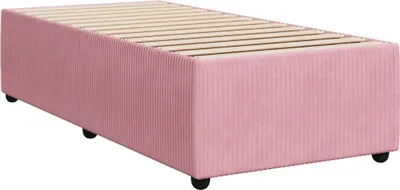 Produktbild von Bettgestell Rosa 100x200 cm Samt