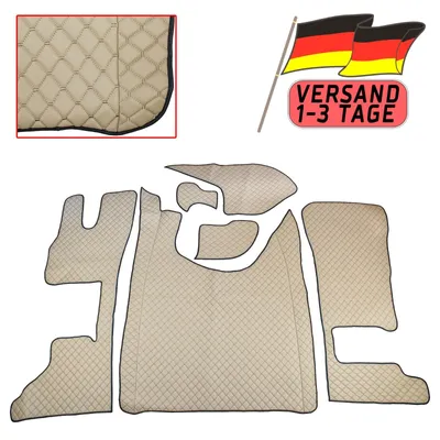 Image de Tapis de sol LUX pour camions DAF XG XG+ Beige Couverture automatique du tunnel