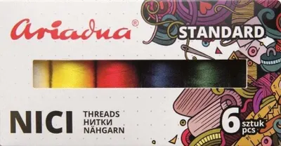 Zdjęcie produktu dla Ariadna Wątek do szycia Set of Threads Talia 6 x 200 m Standard Base