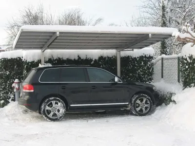 Produktbild von Ximax - 79101 - Aluminium Carport Linea Typ 110 Standard Edelstahl-Look