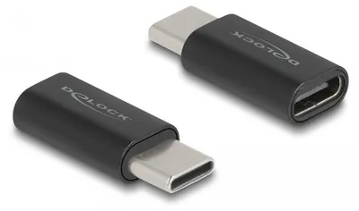 Immagine prodotto di Adattatore Delock SuperSpeed USB 10 Gbps (USB 3.2 Gen 2) con connettore maschio/femmina USB Type-C™