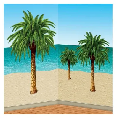 Produktbild von 6 Hawaiianische Palmen Wandposter