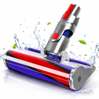 Produktbild von Weicher Rollen-Reinigerkopf, Ersatz für Dyson V10, V11, V15, V8, V7, schnurlose Staubsauger, Schnellspanner, Staubsaugerkopf, Ersatzaufsätze