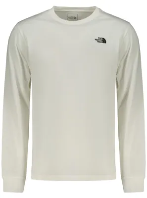 Image de T-shirt blanc à manches longues pour homme The North Face
