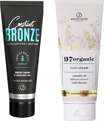 Produktbild von 7suns Constant Bronze Accelerator Butter 250 ml + Gratis Handcreme 75 ml