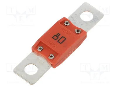 Image de 1 fusible : fusible automobile, modèle 0615080, pour véhicules, autres types, 32V, 80A