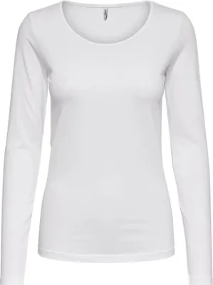 Produktbild von ONLY 15204712, Top (Kleidung), Erwachsener, Weiblich, Weiß, White / White, S