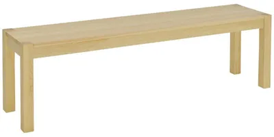 Immagine prodotto di Panca in legno per 3 persone | Colore: naturale | Dimensioni: 150x33x45 cm