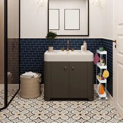 Immagine prodotto di Carrello bianco a 4 ripiani per riporre gli oggetti in cucina o in bagno