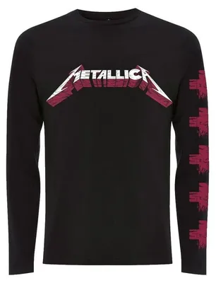Produktbild von Metallica Langarmshirt Herren Master Of Puppets Logo schwarz L