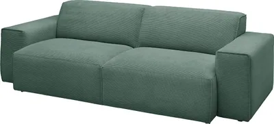 Produktbild von KAWOLA Sofa RANI 3-Sitzer Feincord grün