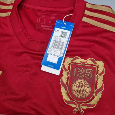 Produktbild von Adidas FC Bayern Sonderedition zum 125-jährigen Jubiläum Trikot Größe M